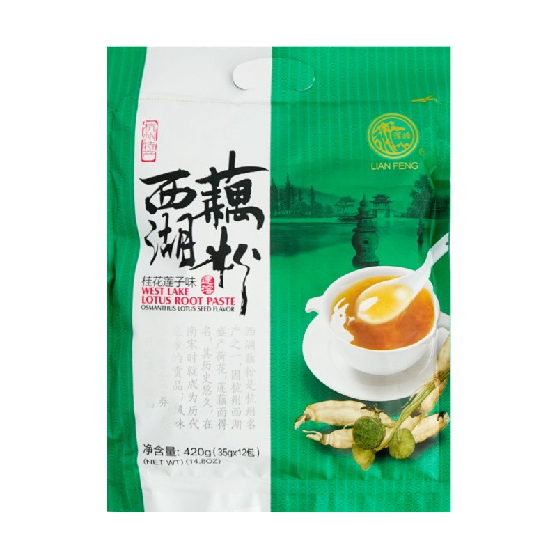 莲峰 西湖藕粉 桂花莲子味 420g